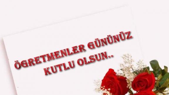 İlçe Milli Eğitim Müdürümüz Mehmet Ali KATİPOĞLU´nun 24 Kasım Öğretmenler Günü Mesajı.