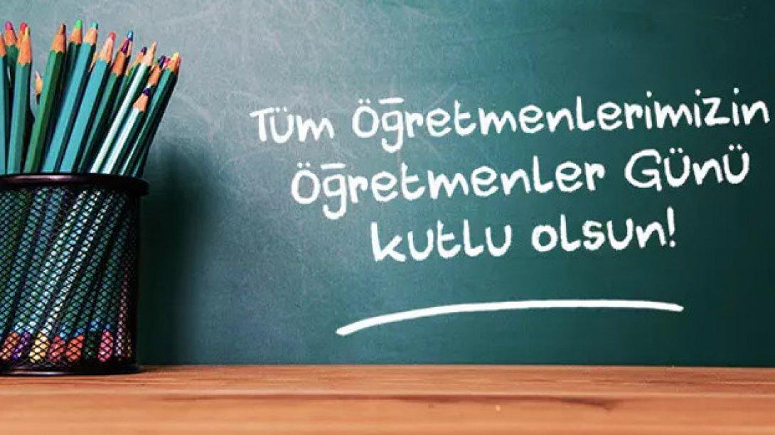 İlçe Millî Eğitim Müdürümüz Mehmet Ali KÂTİPOĞLU´nun ´24 Kasım Öğretmenler Günü´ mesajı.