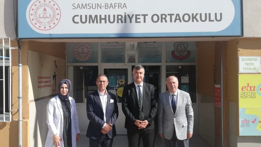 İlçe Milli Eğitim Müdürümüz Mehmet Ali KATİPOĞLU Cumhuriyet Ortaokulunu  Ziyaret Etti