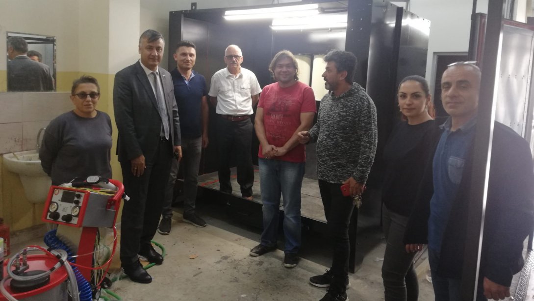 İlçe Milli Eğitim Müdürü Mehmet Ali KATİPOĞLU Bafra MTAL Okulu Metal Bölümünü Ziyaret Etti