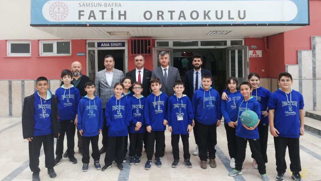 İlçe Milli Eğitim Müdürümüz Mehmet Ali KATİPOĞLU Fatih Ortaokulunu  Ziyaret Etti