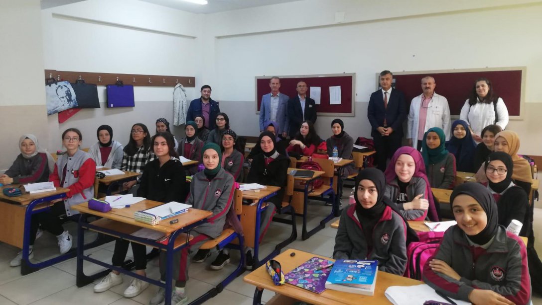 İlçe Milli Eğitim Müdürümüz Mehmet Ali KATİPOĞLU Bafra İmam Hatip Ortaokulunu  Ziyaret Etti