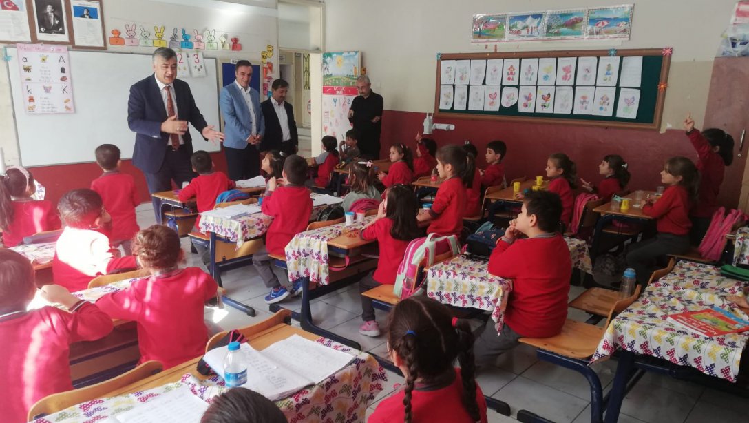 İlçe Milli Eğitim Müdürü Mehmet Ali KATİPOĞLU Barbaros İlkokulunu  Ziyaret Etti