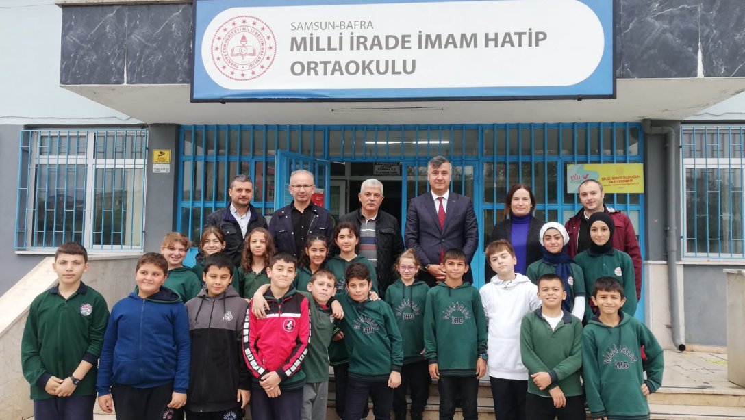 İlçe Milli Eğitim Müdürü Mehmet Ali KATİPOĞLU Milli İrade İmam Hatip Ortaokulu'nu Ziyaret Etti