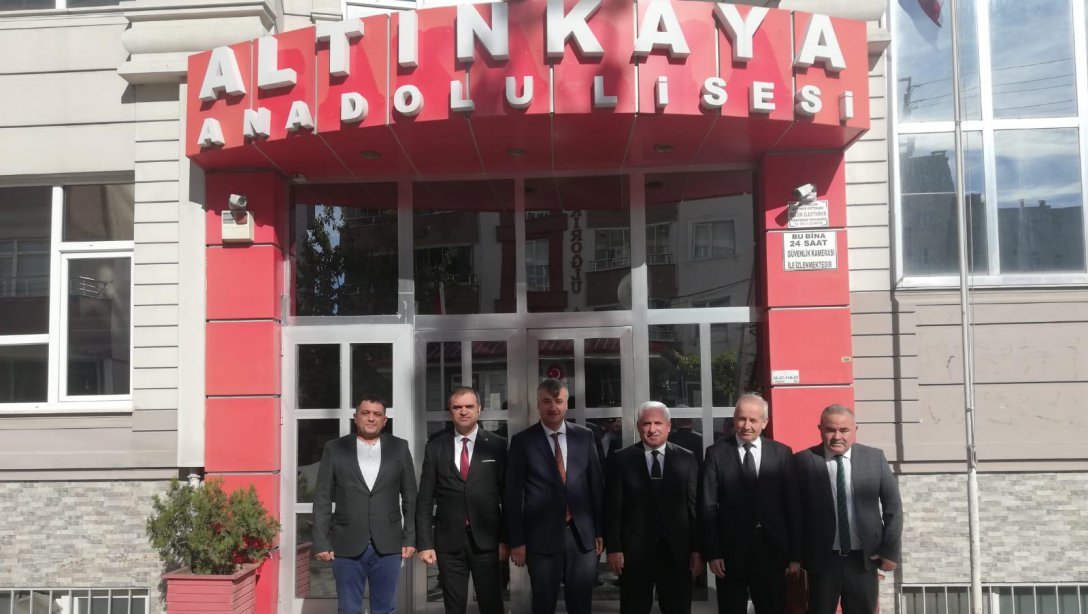 İlçe Milli Eğitim Müdürü Mehmet Ali KATİPOĞLU Altınkaya Anadolu Lisesi'ni Ziyaret Etti