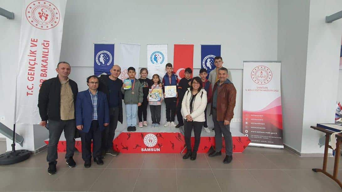 Samsun İl Finalinde Birinci Olan Öğrencilerimiz  Türkiye Akıl ve Zeka Oyunları Turnuvasına Katılmaya Hak Kazandı